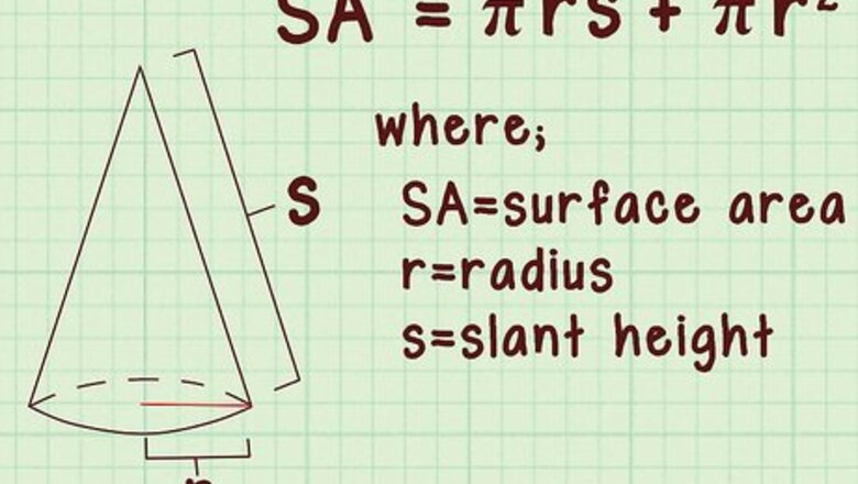 How to Find the Surface Area of Cones