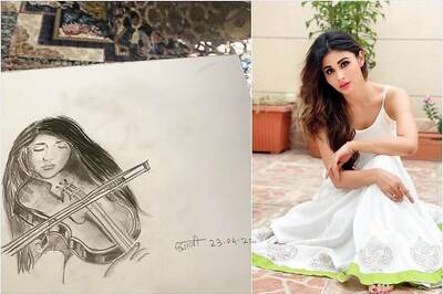 Mouni Roy Shares Self-made Sketches on Social Media, See Pics