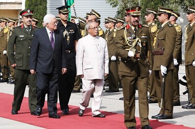 Palestine celebrates Pranab Mukherjee's visit, but India backed IT centre may not become reality soon