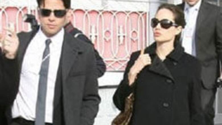 Namibian gift for Brangelina baby