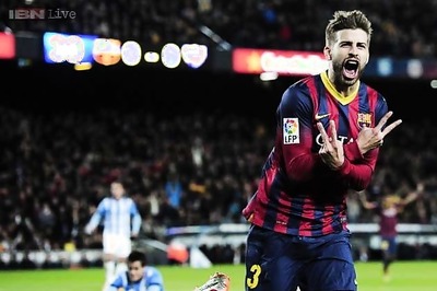 Pique out for two weeks but should be fit for City