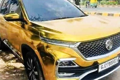 This Gold-Wrapped MG Hector from Gujarat is India's Only SUV of its Kind, Looks Neat