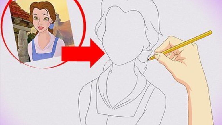 How to Draw a Realistic Portrait of Belle