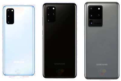 Samsung Galaxy S20 Series Press Renders Reveal Camera Details