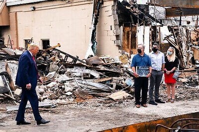 Owner Of Burned Business Accuses Trump Of Misleading Public