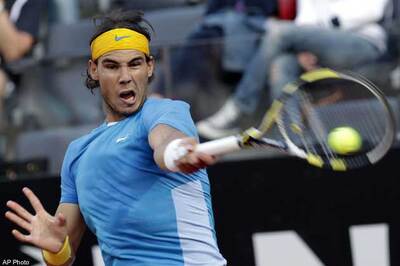 Nadal beats Wawrinka, reaches Rome semis