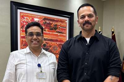 12th Fail: Rohit Shetty Poses With IPS Manoj Kumar Sharma, Says 'Had The Honour Of Working With Him'