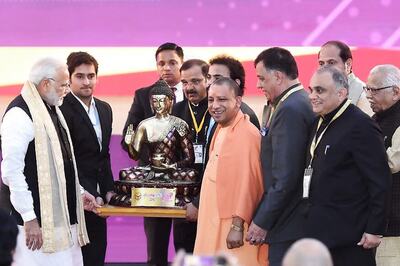 Uttar Pradesh Signs Rs 4.28 Lakh Crore MoUs on Day 1 of Investors' Summit