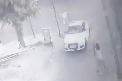 Speeding Audi Kills Elderly Man Crossing Road In Noida | Video