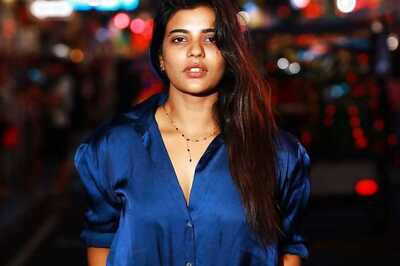 In Pics: Aishwarya Rajesh Ups Her Fashion Game With Her Blue Shirt And Black Pant Look