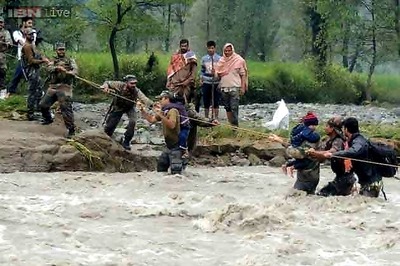 J&K floods: Congress leader Soz heckled amid anti-government protests