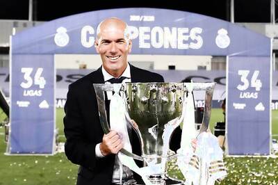 I'm The Happiest Person in The World Right Now: Zinedine Zidane After Real Madrid Win La Liga