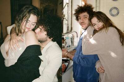 Selena Gomez Blushes as Benny Blanco Grabs Her and Holds Her Close In Intimate Photos