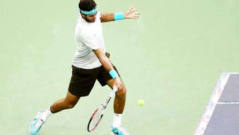 Del Potro eases past Baghdatis in Swiss Indoors