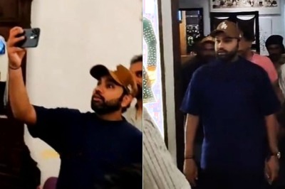 WATCH: Rohit Sharma, Rahul Dravid & Others Go Out for Dinner Ahead of IND vs PAK Clash in Ahmedabad
