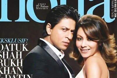 Snapshot: Gauri and Shah Rukh Khan feature on the cover of 'Nona'