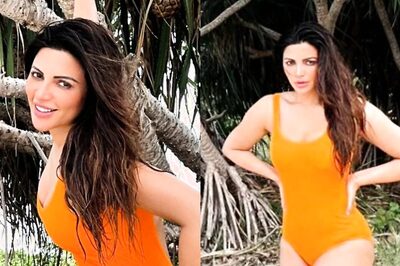 Shama Sikander Sizzles In An Orange Monokini As She Enjoys Quality Time With Husband In Thailand; Pics