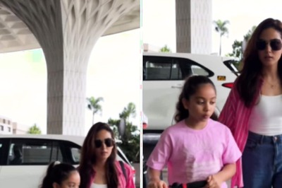 Mira Rajput Jets Off In Style With Kids Misha And Zain For A Summer Vacation