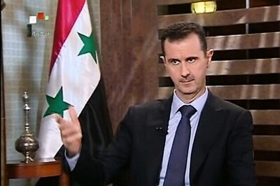 Assad wants foreign powers to stop backing rebels