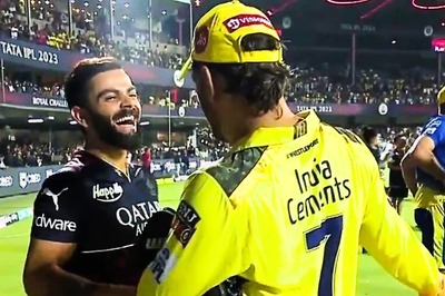 'Best Moment of the Day': Viral Video of MS Dhoni, Virat Kohli Chatting Wins a Million Hearts - WATCH