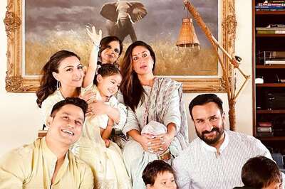 Eid 2022: Lost Kareena Kapoor, Distracted Taimur Ruin Saif Ali Khan, Soha-Kunal Kemmu's Family Pic