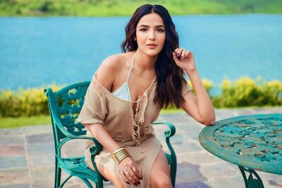Actress Jasmin Bhasin Raises Temperatures In Beige Maxi Dress