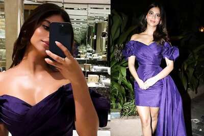 Suhana Khan, Brand Ambassador, Lux, Purple Mini Dress, Fashion, Lifestyle