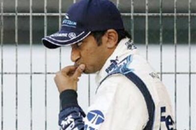 Karthikeyan could be seen burning F1 tracks again