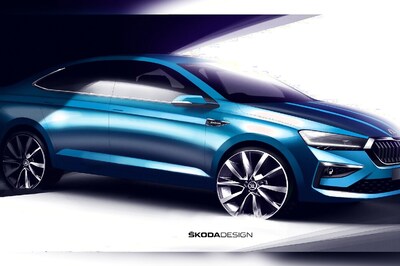 Upcoming Skoda Slavia Sedan Design Sketches Revealed Ahead of Debut