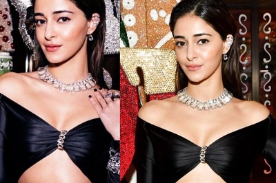 New York: Ananya Panday Stuns In Black; Poses With Lucy Hale, Irina Shayk And Others