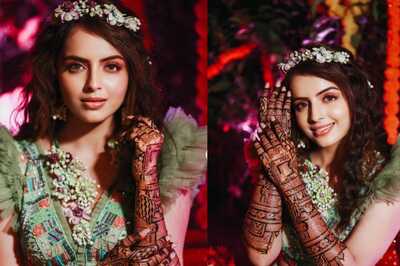 Bride-To-Be Shrenu Parikh Looks Dreamy In Her Mehendi Ceremony Photos