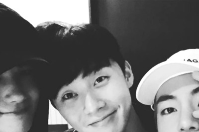 BTS: Kim Taehyung Cracks Up As Park Seo Joon Flaunts His Golfing Skills; Park Hyung Sik Is Impressed