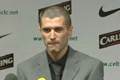 Roy Keane dons Celtic colours