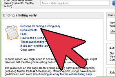 How to End an eBay Listing Early