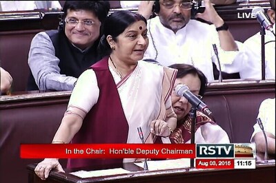 All-party meet fails to break Parliament logjam as Congress guns for Sushma Swaraj