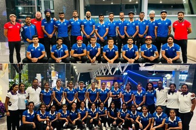 Indian Men's and Women's Hockey Teams Leave for Brussels to Play in FIH Pro League