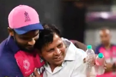 Watch: Sanju Samson's Heartwarming Exchange With Dhruv Jurel's Father in Lucknow