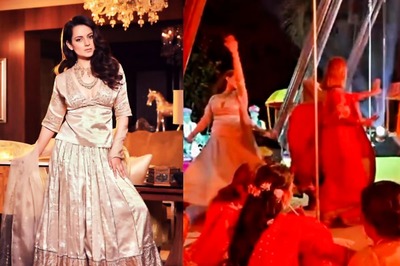 Kangana Ranaut, Rangoli Chandel Dance on 'Kesariya Balam' at Brother Aksht's 'Mehendi' Ceremony