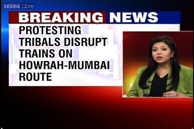 Train services halted for over 24 hours on the Howrah-Mumbai route at Rourkela as local tribals protest
