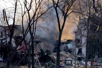 Search for Ukraine Theatre Bombing Survivors Continue as War Crime Claims Mount