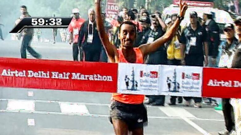 Ethiopia's Merga retains Delhi Half Marathon title