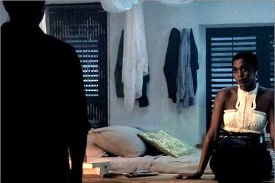 New Still from No Time To Die Shows 'Agent 007' Lashana Lynch Meeting James Bond