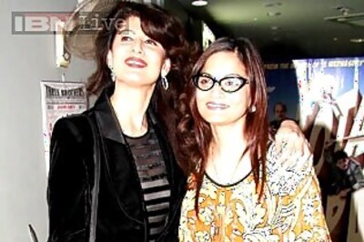 Snapshot: Sangeeta Bijlani spotted with Salman Khan's sister at 'Jai Ho' screening