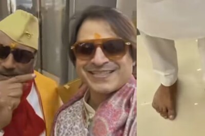 Jackie Shroff Goes Barefoot For Ram Mandir Pran Pratishtha Ceremony; Vivek Oberoi Shares Video