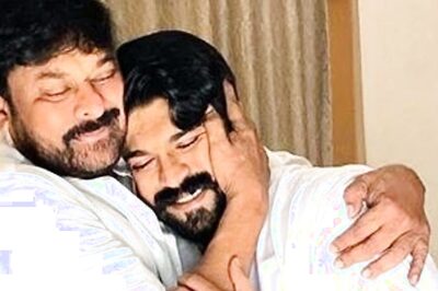 Acharya: Ram Charan Broke into Tears During an Emotional Moment with Father Chiranjeevi on Sets
