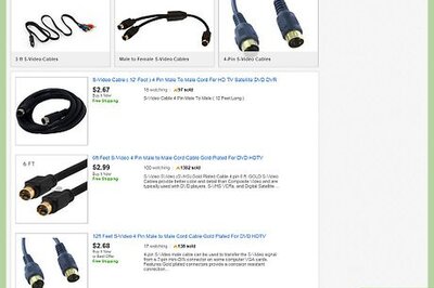How to Connect an S Video Cable
