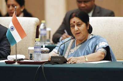 Sushma retaliates, says a Congress leader sought passport for coal scam accused, to reveal name in Parliament
