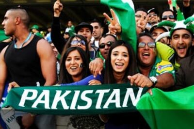 Troubled Pakistan rides World Cup victory wave