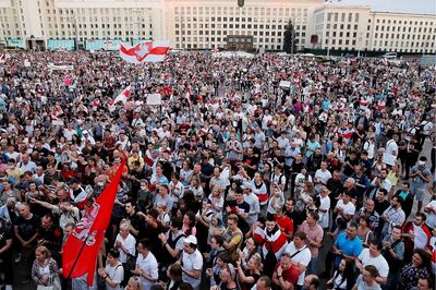 Belarus President Says There Won't be New Elections 'Until You Kill Me' After Protesters Chant 'Leave'