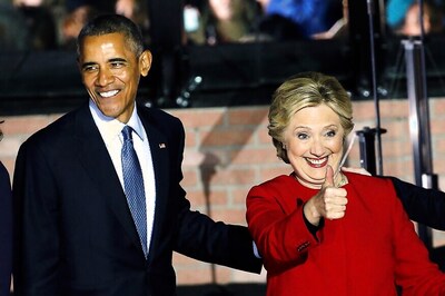 Barack Obama Campaigns for Hillary Clinton in Key State of Michigan